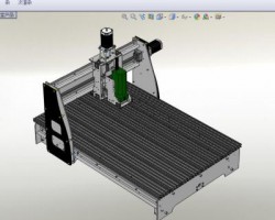 三轴数控机床（SolidWorks设计，Sldprt格式）