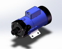 磁力泵全套图纸（SolidWorks设计，Sldprt/Sldasm/dwg/dxf格式）