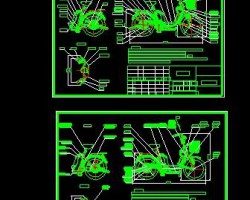 自行车CAD图纸 CAD图纸（AutoCAD-ZWCAD设计，dwg/dwl格式）