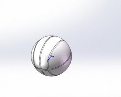 篮球（SolidWorks设计，step/Sldprt/easm/其他格式）