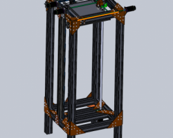 3D打印机（SolidWorks设计，提供step格式）