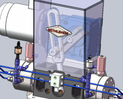 小排气量隔膜压缩机（SolidWorks设计，Sldprt/Sldasm格式）