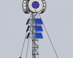 月亮时钟（SolidWorks设计，提供Sldprt格式）