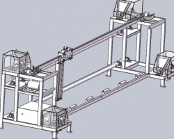 自动化清洗机、洗布机（SolidWorks设计，提供Sldprt/Sldasm格式）