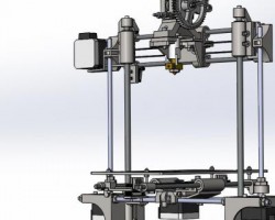 portabee 3D打印机（SolidWorks/ProE设计，提供step格式）