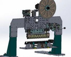 自动化缠绕机构（SolidWorks设计，提供Sldprt/Sldasm格式）