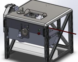 小型型材切断机（SolidWorks设计，提供Sldprt格式）