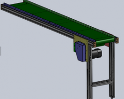 冲床下料流水线（SolidWorks设计，提供Sldprt/Sldasm格式）