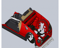 TBO标志敞篷车（SolidWorks设计，提供Sldprt/Sldasm格式）