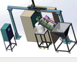 数控车床自动上料机（SolidWorks设计，step格式）