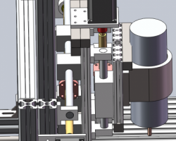 铝型材装配的雕刻机 （SolidWorks设计，Sldprt/Sldasm格式）