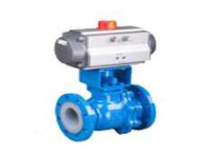 衬氟气动球阀 气动阀供应厂家图2