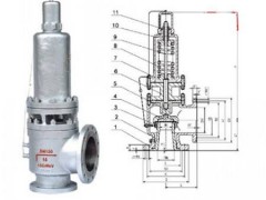 带散热器弹簧全启式安全阀 产品供应安全阀图2