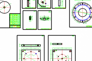 播种机地轮胎具 CAD图纸（AutoCAD.Electrical设计，dwg格式）