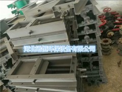 400*400方口插板阀电动气动现货供应图2