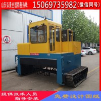履带式翻抛机 履带式翻堆机技术参数及土建图纸详解