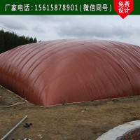 鸡粪发酵沼气池材料厚度、猪舍软体沼气袋现场案例