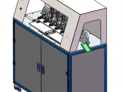 弹簧圈自动生产机成型设备（SolidWorks/ProE设计，提供step格式）