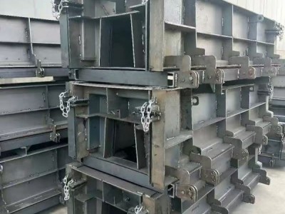 流水槽钢模具 U型矩形排水槽钢模具  预制混凝土排水槽钢模具图3